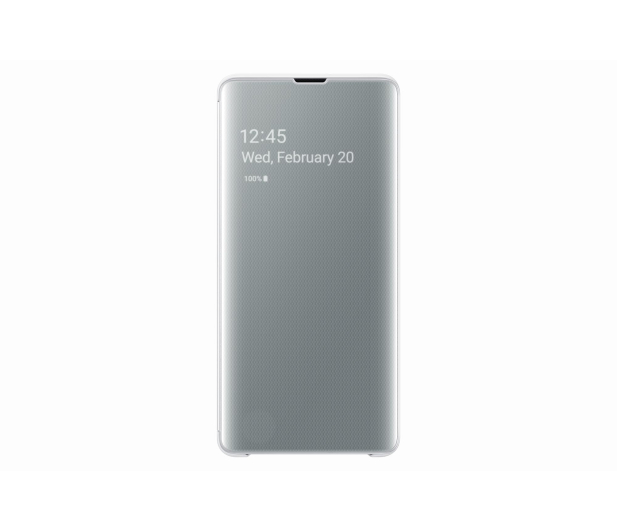 Etui Clear View Cover do Samsung Galaxy S10 + białe - 478384 - zdjęcie 2